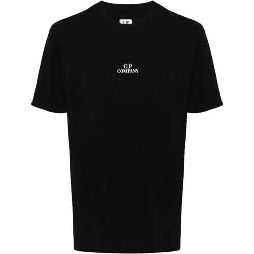 Graphic Logo T-Shirt in , male, Sizes: S, L, M - C.P. Company - Modalova