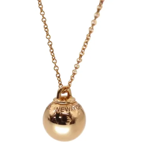 Pre-owned Rose Gold necklaces , female, Sizes: ONE SIZE - Tiffany & Co. Pre-owned - Modalova