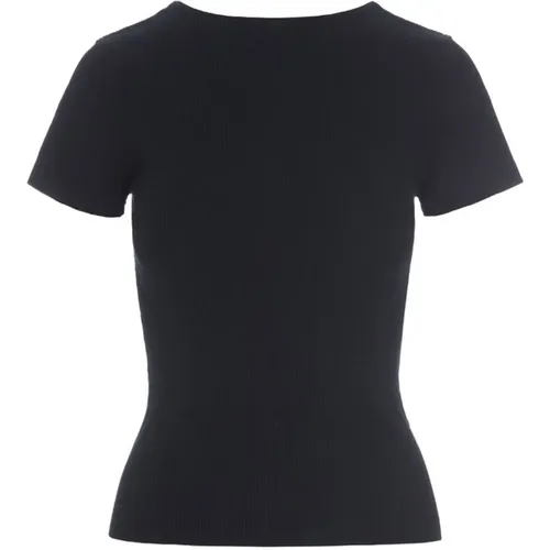 Schwarzes Saku T-Shirt Bluser , Damen, Größe: L - Bitte Kai Rand - Modalova