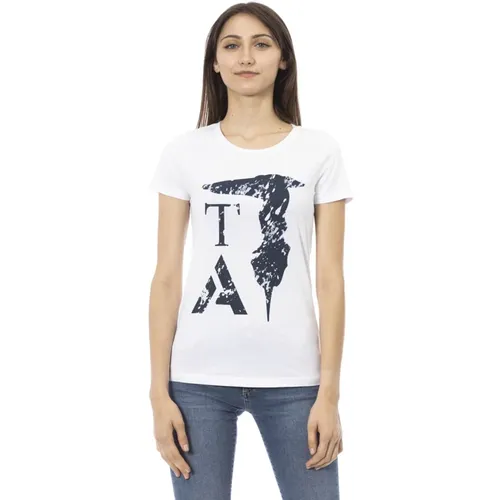 T-Shirts , Damen, Größe: S - Trussardi - Modalova