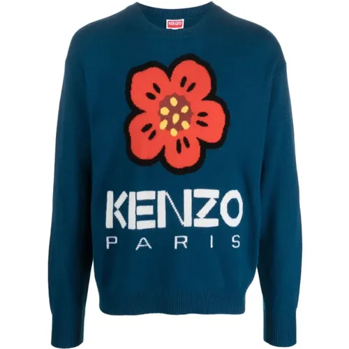 Sweaters Blue , male, Sizes: S - Kenzo - Modalova