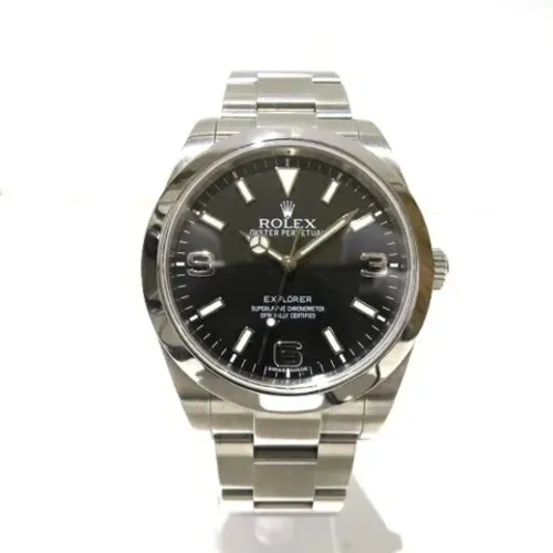 Pre-owned Stainless Steel watches , female, Sizes: ONE SIZE - Rolex Vintage - Modalova