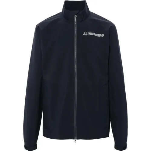 Casual Polyester Rain Jacket , male, Sizes: L, XL, M - J.LINDEBERG - Modalova