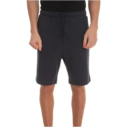 Stretch-Fleece-Bermuda-Shorts , Herren, Größe: S - Boss - Modalova