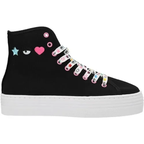 High Top Sneakers , female, Sizes: 6 UK - Chiara Ferragni Collection - Modalova