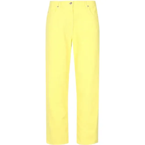 Msgm Trousers Yellow Msgm - Msgm - Modalova