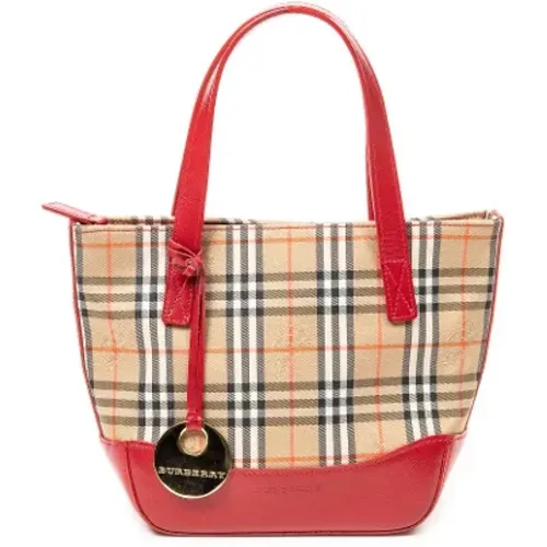 Pre-owned Canvas totes , female, Sizes: ONE SIZE - Burberry Vintage - Modalova