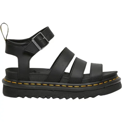 Leather Gladiator Sandals with Blaire Strap , female, Sizes: 6 UK, 5 UK, 4 UK, 7 UK - Dr. Martens - Modalova