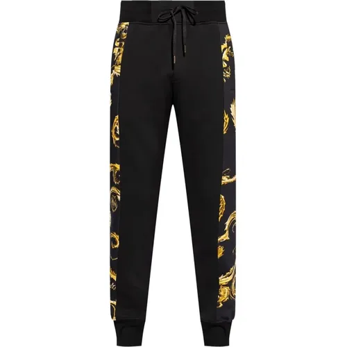 Schwarze Sweatpants für Männer,Hose - Versace Jeans Couture - Modalova