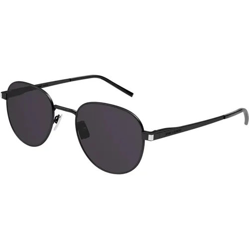 Sunglasses,Silber/Silber Sonnenbrille SL 555 - Saint Laurent - Modalova