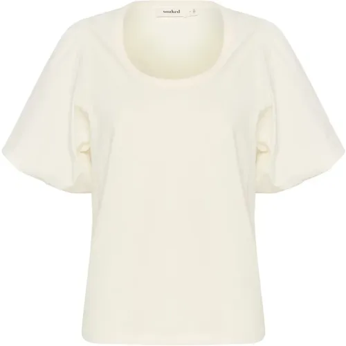 Puff Sleeve Blouse Whisper , Damen, Größe: L - Soaked in Luxury - Modalova