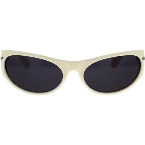 Off , Unisexapoli Sonnenbrille - Zeitgemäßes Design und Sportlicher Charme , unisex, Größe: 61 MM - Off White - Modalova