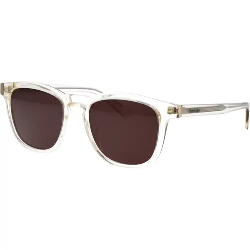 Chic Sunglasses for Effortless Style , unisex, Sizes: 52 MM - Calvin Klein - Modalova
