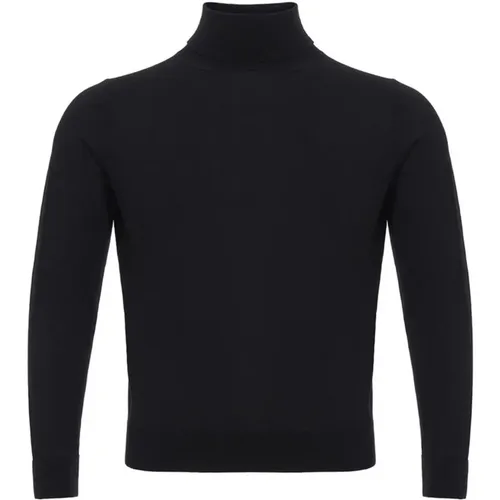 Luxuriöser Schwarzer Cashmere Sweater , Herren, Größe: 3XL - Colombo - Modalova
