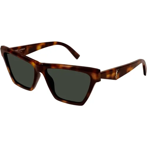 Sonnenbrille SL M103 Farbe 003 , Damen, Größe: 58 MM - Saint Laurent - Modalova