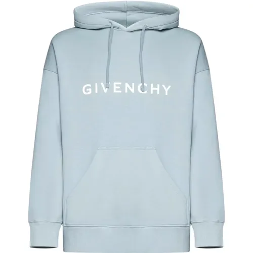 Stilvolle Pullover in Weiß/Blau , Herren, Größe: M - Givenchy - Modalova