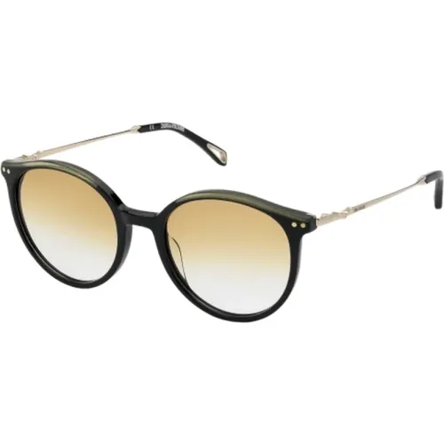 Schwarze Metall Damen Sonnenbrille - Zadig & Voltaire - Modalova