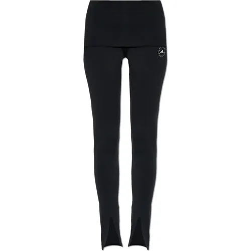 Leggings with cut-outs , female, Sizes: XL - adidas by stella mccartney - Modalova