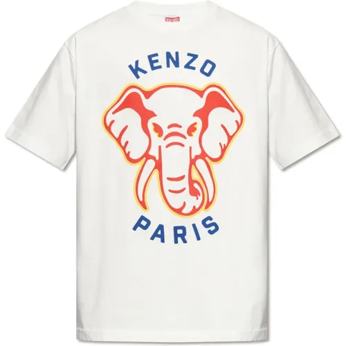 T-shirt with logo , male, Sizes: S, M, XL, 2XL - Kenzo - Modalova