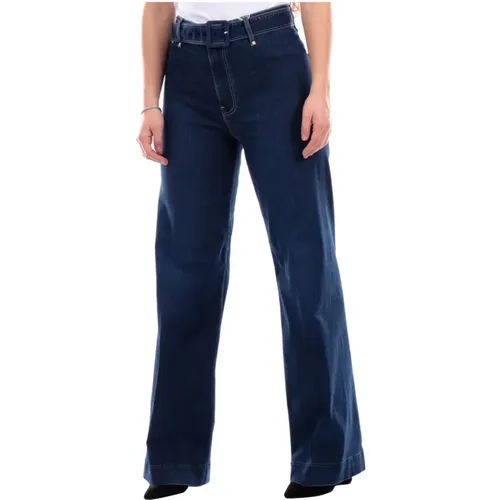 Dakota Seamless Palazzo Jeans , female, Sizes: W30, W26 - Guess - Modalova