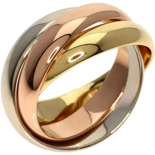 Pre-owned Gold rings , female, Sizes: ONE SIZE - Cartier Vintage - Modalova