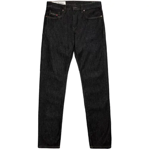 Dunkelblaue Denim-Jeans mit Logopatch , Herren, Größe: W28 - Diesel - Modalova