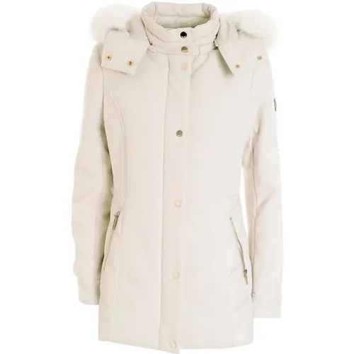 Short Hooded Coat , female, Sizes: S - Fracomina - Modalova