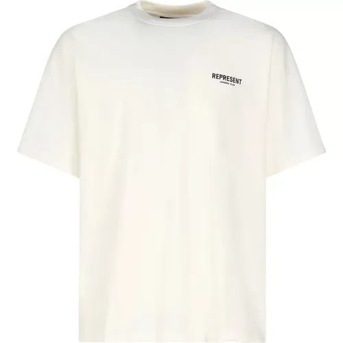 Cotton Blend T-shirts and Polos , male, Sizes: XL, 2XL - Represent - Modalova