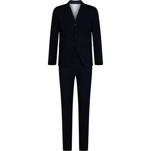 Midnight Pinstripe Suit , male, Sizes: XL, S, 2XL - Dsquared2 - Modalova