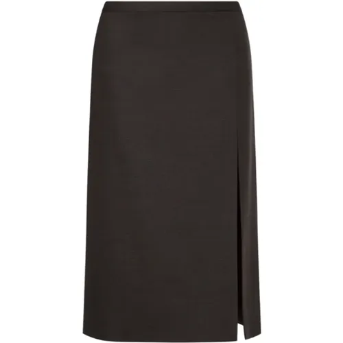 Classic Black Skirt , female, Sizes: L, XS, M - Philosophy di Lorenzo Serafini - Modalova