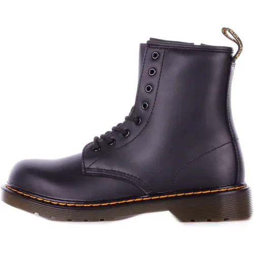 Lederstiefel mit Reißverschluss und Logo , unisex, Größe: 38 EU - Dr. Martens - Modalova