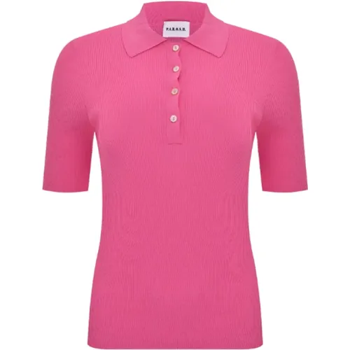 Cotton Polo T-shirts in , female, Sizes: L - P.a.r.o.s.h. - Modalova