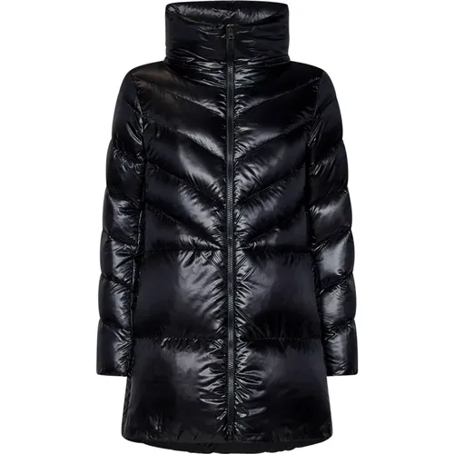 Schwarze Nylon Daunenjacke Aw24 , Damen, Größe: XS - Herno - Modalova