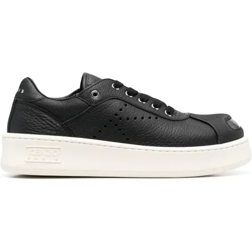 Schwarze Low-Top-Sneaker , Herren, Größe: 44 EU - Kenzo - Modalova