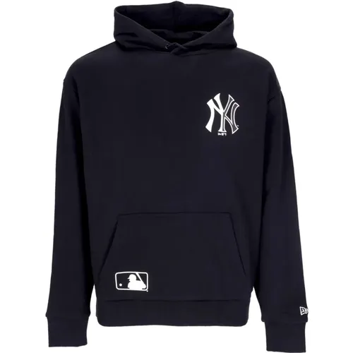 MLB Half Logo Oversized Hoodie , male, Sizes: XL, L, S - new era - Modalova