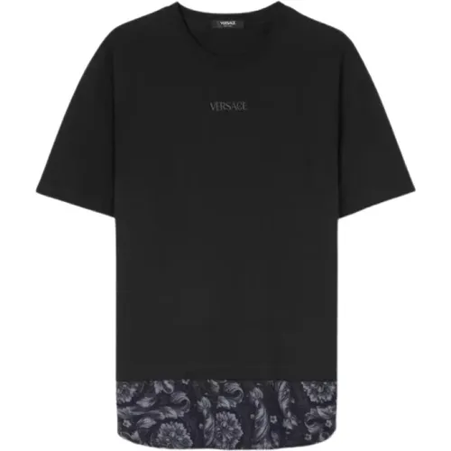 T-shirts and Polos , male, Sizes: XL, M, L - Versace - Modalova