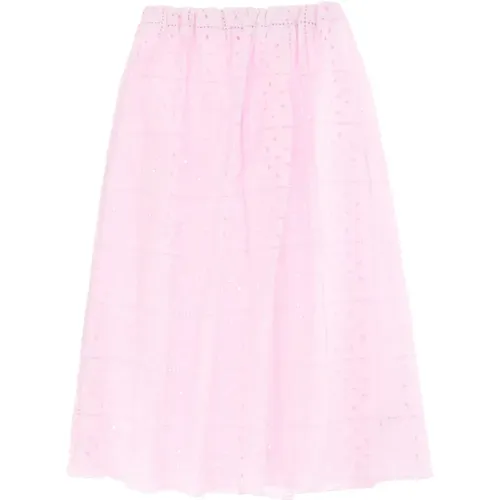 Midi Skirts , Damen, Größe: S - Ganni - Modalova