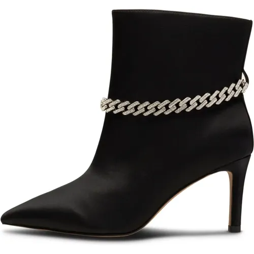 Harper Chain Satin Ankle Boot - , female, Sizes: 3 UK, 4 UK, 5 UK, 7 UK, 6 UK - Shoe the Bear - Modalova
