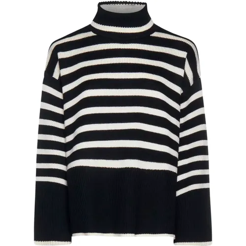 Signature Stripe Knitted Jumper , female, Sizes: 2XS, S, XS, M - TotêMe - Modalova