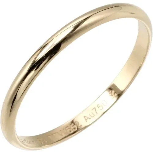 Pre-owned Gold rings , male, Sizes: ONE SIZE - Cartier Vintage - Modalova