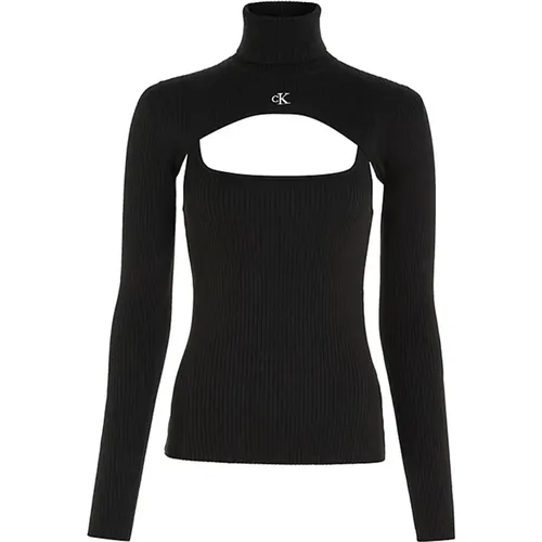 Stylischer Pullover für jeden Anlass , Damen, Größe: XS - Calvin Klein - Modalova