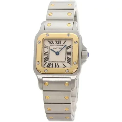 Pre-owned Yellow Gold watches , female, Sizes: ONE SIZE - Cartier Vintage - Modalova