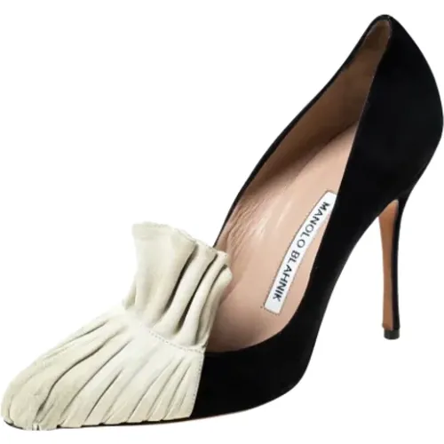 Pre-owned Wildleder heels , Damen, Größe: 37 EU - Manolo Blahnik Pre-owned - Modalova