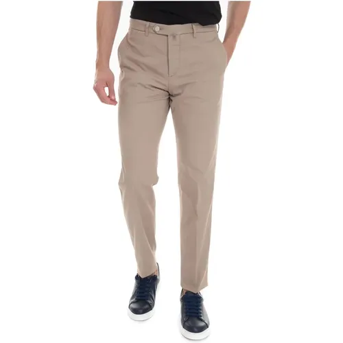 Chino Pants, Regular Fit, Button Closure , male, Sizes: W31, W35, W36, W34, W32, W33 - Kiton - Modalova