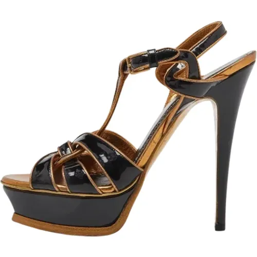 Pre-owned Leather sandals , female, Sizes: 6 UK - Yves Saint Laurent Vintage - Modalova