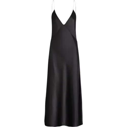 Sleeveless Viscose Slip Dress , female, Sizes: S, XS - Pomandère - Modalova