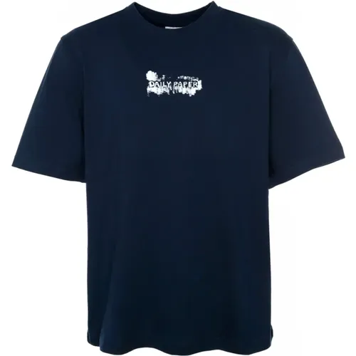 Scratch Logo T-Shirt , Herren, Größe: M - Daily Paper - Modalova