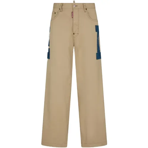 Stretch-Baumwoll-Drill-Fünf-Pocket-Jeans - Dsquared2 - Modalova