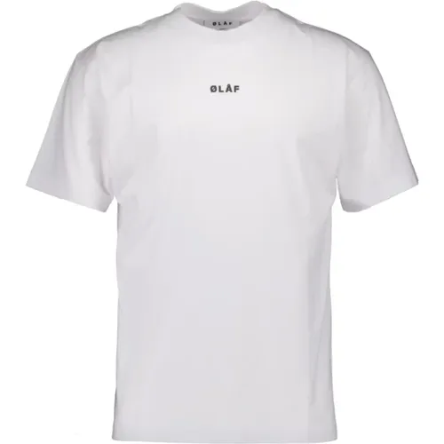 Block Tee T-Shirt , male, Sizes: L, M - Olaf Hussein - Modalova