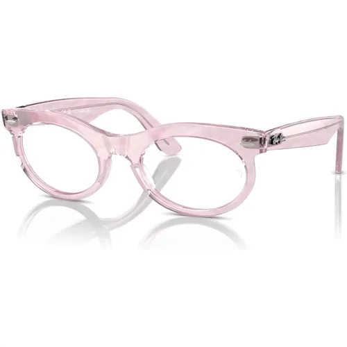 Change Wayfarer Oval Sonnenbrille Fotokromatisch Rosa , unisex, Größe: 50 MM - Ray-Ban - Modalova